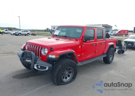 2020 Jeep Gladiator Overland 4X4 z USA, uszkodzony, nr VIN 1C6HJTFG3LL119807